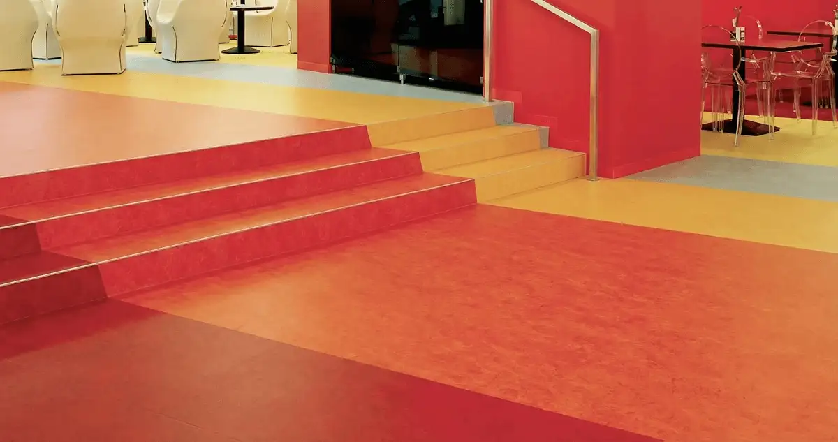 Snack bar with beautiful professionally installed linoleum flooring in Raleigh, NC